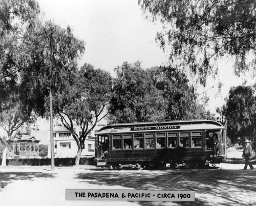 Pasadena and Pacific electric car