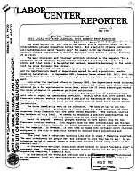 Labor Center Reporter, No. 63, May 1982