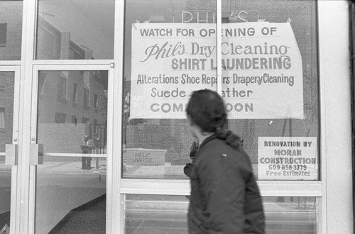 Dry cleaning business, Pennsylvania, ca. 1980