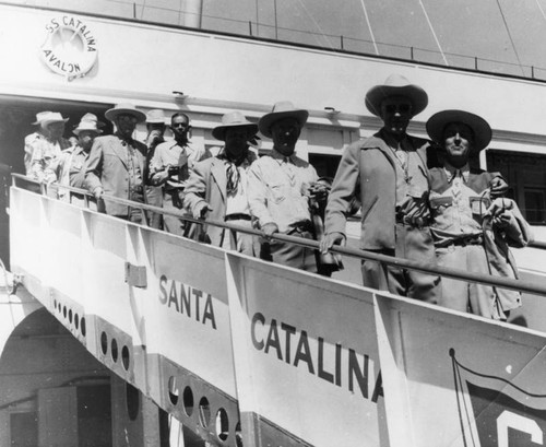 Passengers on the S.S. Catalina