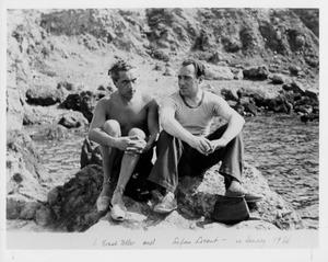 L. Ernst Toller and Stefan Lorant in Sanary 1936