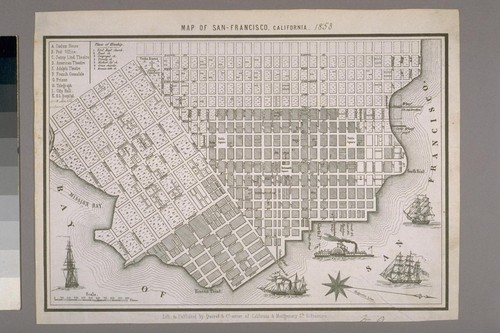 Map of San Francisco, California [1853 (in ms.)]