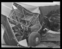 A fatal plane wreck at Long Beach, 1936