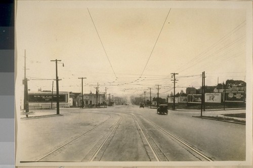 East on Geary St. from between 33rd & 32nd Ave. May 1927