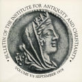 Bulletin of the Institute for Antiquity and Christianity, Volume V, Issue 3