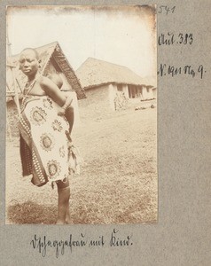 Chagga woman with child, Tanzania, ca.1900-1911