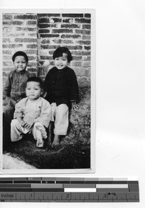 "The Three Musketeers" at Luoding, China, 1937