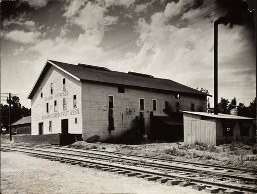 The Banning Cured Fruit Association warehouse in Banning, California