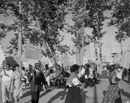 Protest, Los Angeles, 1961