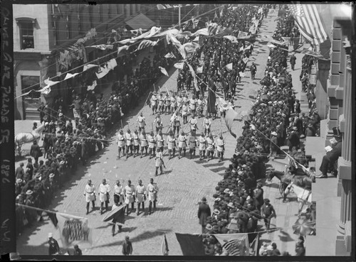 G.A.R. [Grand Army of the Republic] parade, San Francisco. [negative]