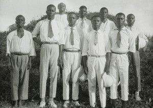 Male converts, Congo, ca. 1920-1930