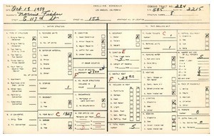 WPA household census for 152 EAST 117TH STREET, Los Angeles County