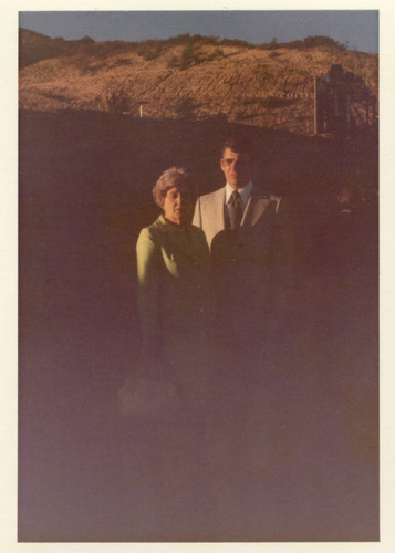Dr. Larry Hornbaker with Mrs. Polesie