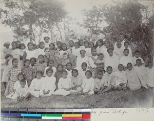 Pastor Bjoerk from Sweden visiting Betafo, Madagascar, 1928