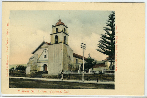 Mission San Buena Ventura Post Card