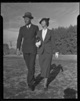 Mr. and Mrs. Paul F. Gardner on vacation, Palm Springs, 1936
