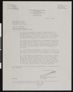 George Moreby Acklom, letter, 1938-08-01, to Hamlin Garland