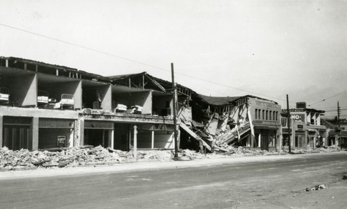 Santa Barbara 1925 Earthquake Damage - El Camino Real Hotel
