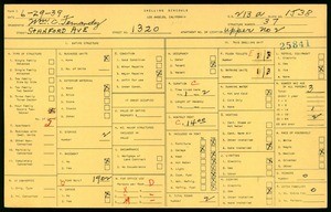 WPA household census for 1320 STANFORD AVE, Los Angeles