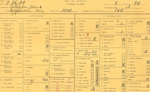 WPA household census for 1001 HYPERION, Los Angeles
