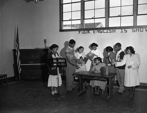 Classroom, Los Angeles, 1949