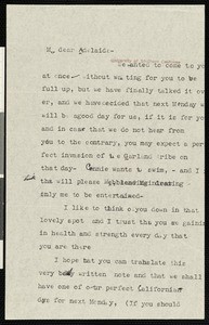 Zulime Taft Garland, letter, 1940-10-26, to Adelaide Beaman