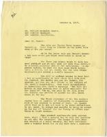 Letter from Julia Morgan to William Randolph Hearst, October 4, 1927