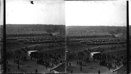 Parked cars outside of Yale Bowl. New Haven, Conn. Register just marked Yale Game - Nov. 7, 1924