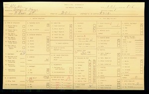 WPA household census for 301 WITMER ST, Los Angeles