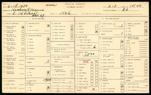 WPA household census for 1506 E 14TH ST, Los Angeles