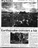 Earthquake concert a hit