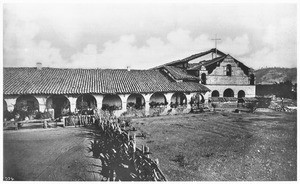 South front of Mission San Antonio de Padua, California, ca.1878