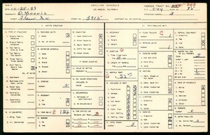 WPA household census for 3915 FLOWER DRIVE, Los Angeles County