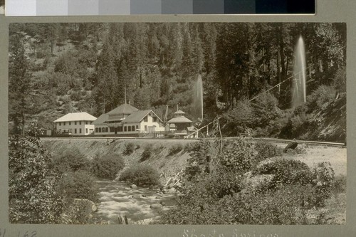Shasta Springs. [Copyright 1899. Photograph by Herbert A. Hale.]