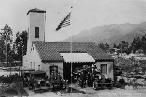 Tujunga Police and Fire Station, 1929