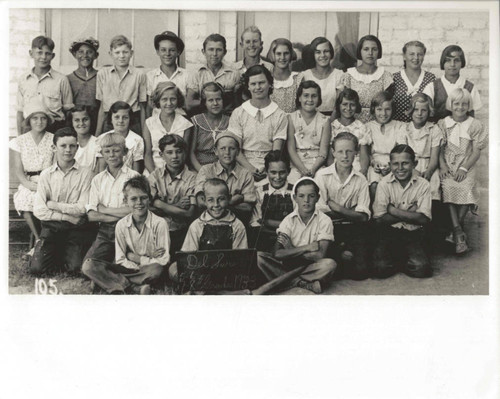 Del Sur Class Photo, Del Sur, California, 1933