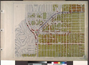 WPA Land use survey map for the City of Los Angeles, book 8 (Downtown Los Angeles and Hyde Park to Watts District), sheet 8