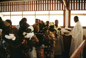 Church service, Meiganga, Adamaoua, Cameroon, 1953-1968