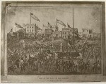 View of the plaza of San Francisco, on the 4th of July 1851