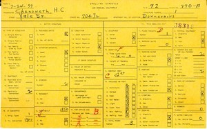 WPA household census for 704 YALE, Los Angeles