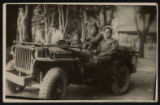 Leo Ryoichi Meguro on military vehicle