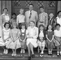 Newton Booth School Kitchen Help 1957