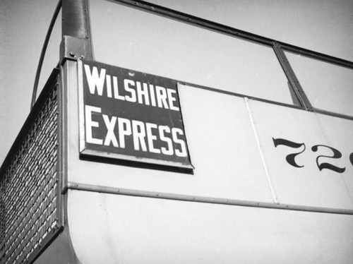Wilshire Express sign