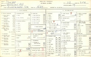 WPA household census for 1669 SILVERWOOD TERRACE, Los Angeles