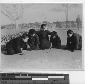 Young boys playing at Wuzhou, China, 1947