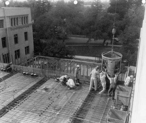 Construction workers, Cal Tech