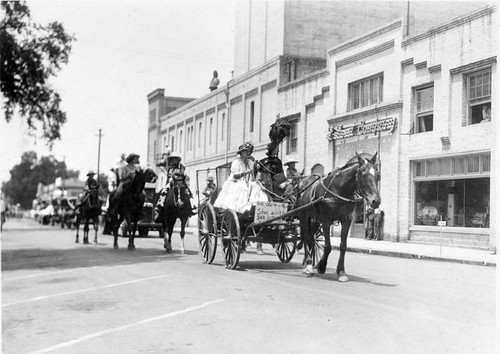 Parade in Visalia, Calif., 1930s