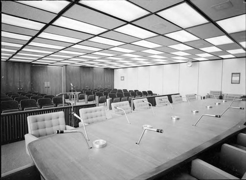 Commissioners board room of the Department of Water and Power Headquarters