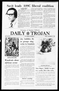 Daily Trojan, Vol. 61, No. 5, September 19, 1969