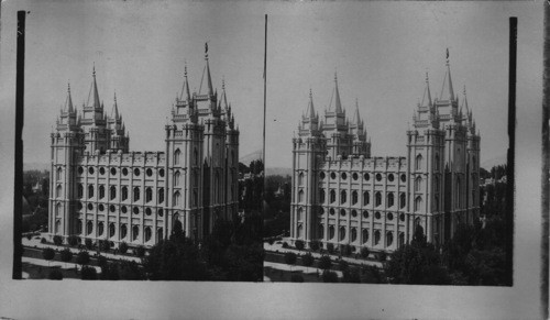 The Mormon's Pride, the Cathedral, Salt Lake City, Utah